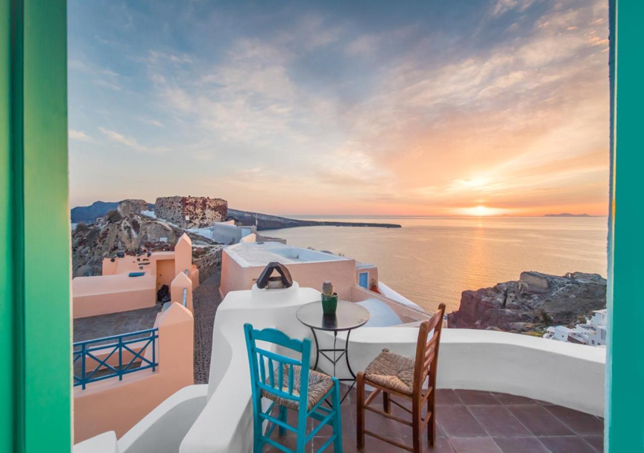 Sophia Castle View Villa Oia  Bagian luar foto