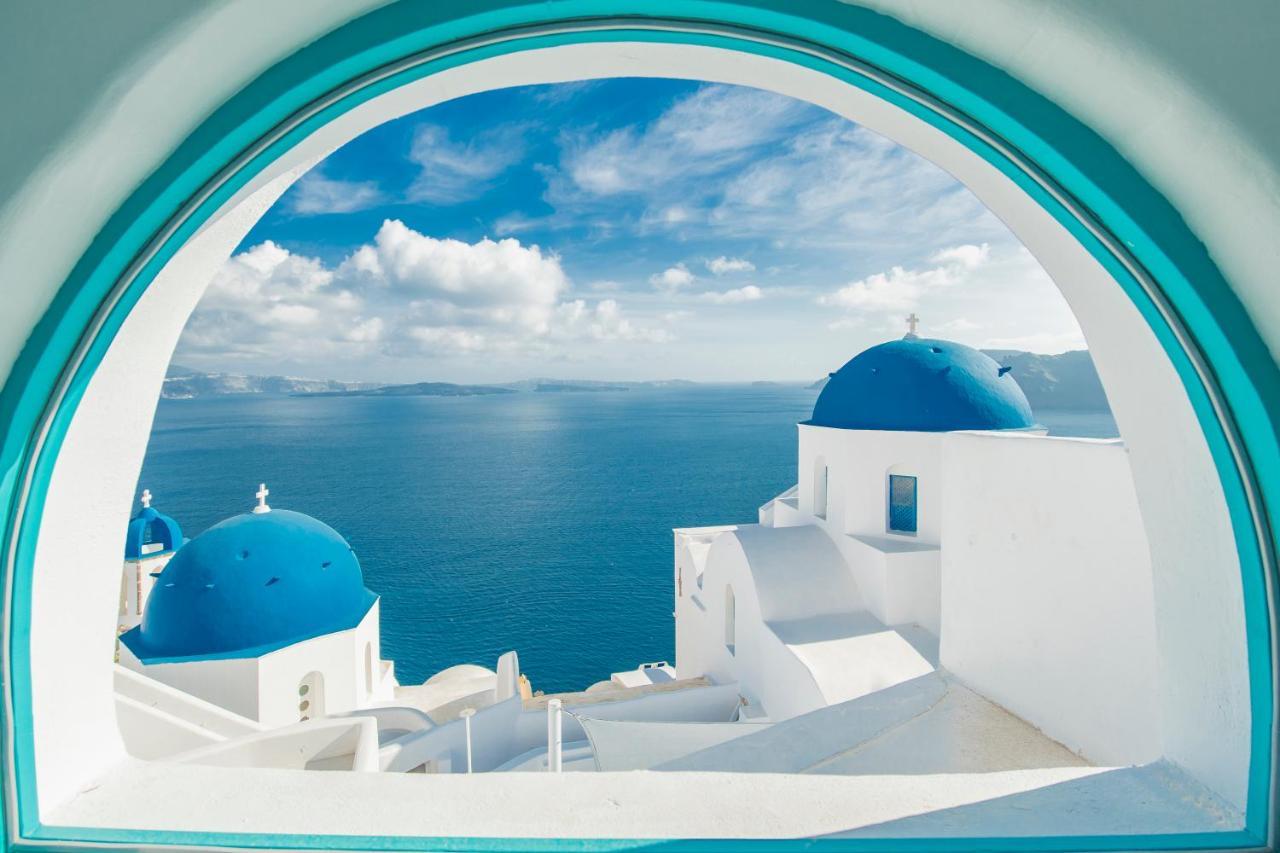 Sophia Castle View Villa Oia  Bagian luar foto